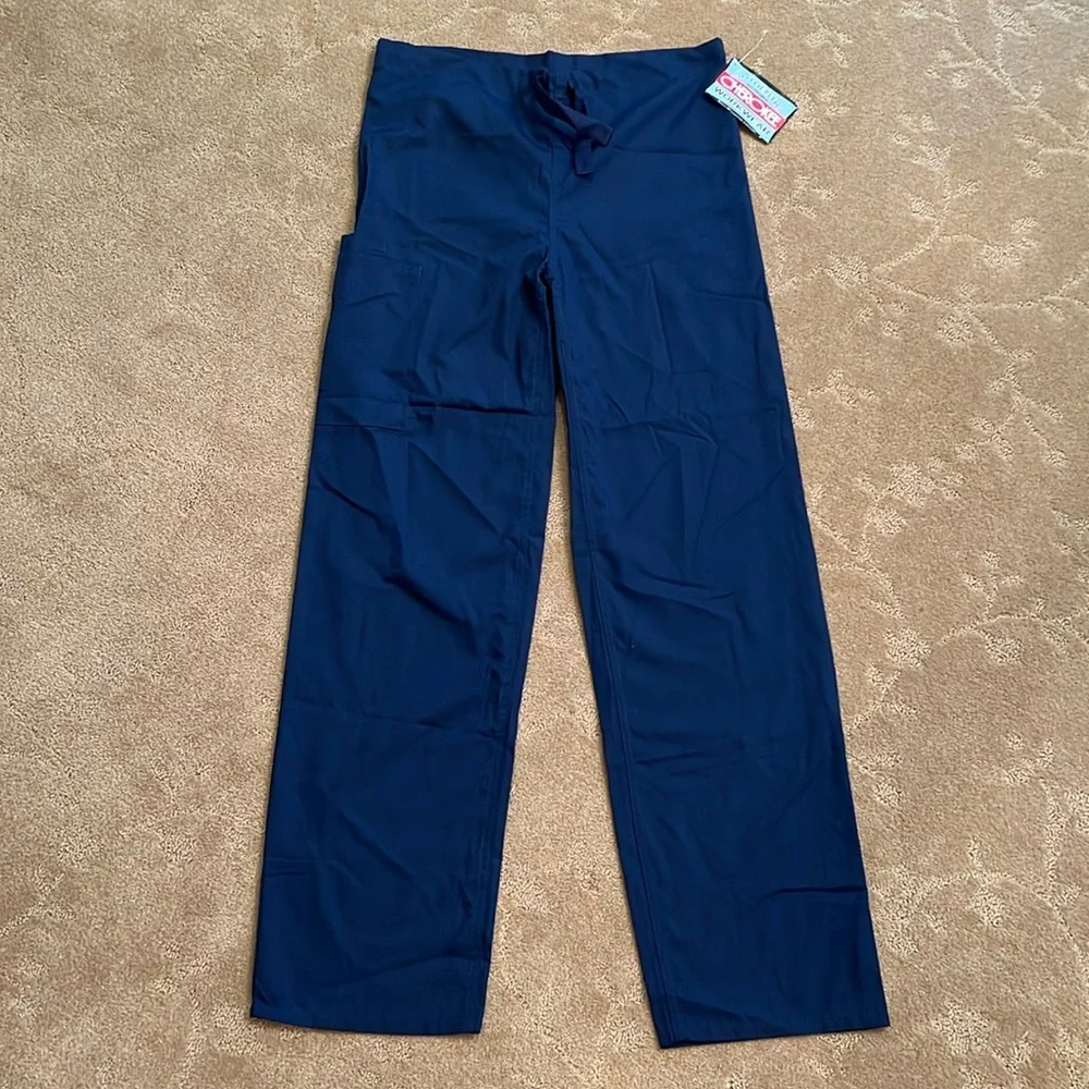 NWT Cherokee Workwear Unisex 3-Pocket Drawstring Scrub Pants, XXS